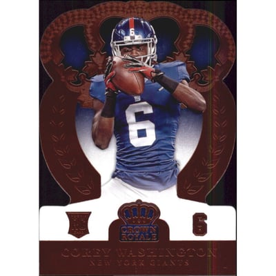2014 Crown Royale Retail Rookies Jersey Number #199 Corey Washington/88