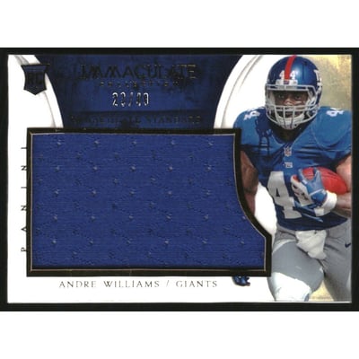 2014 Immaculate Collection Immaculate Standard #ISAW Andre Williams/49