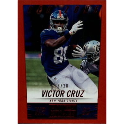 2014 Panini Hot Rookies Red Zone #144 Victor Cruz