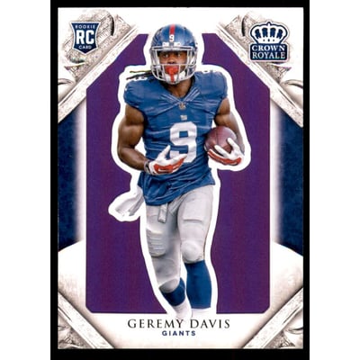 2015 Crown Royale Purple #140 Geremy Davis