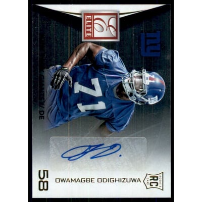 2015 Donruss Elite Inserts Rookie Signatures #ERSOO Owamagbe Odighizuwa
