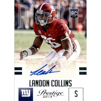 2015 Prestige Rookie Autographs #260 Landon Collins