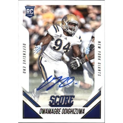 2015 Score Rookie Autographs #346 Owamagbe Odighizuwa