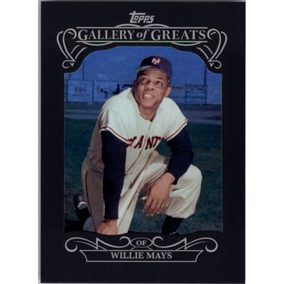 2015 Topps Gallery of Greats #GG14 Willie Mays