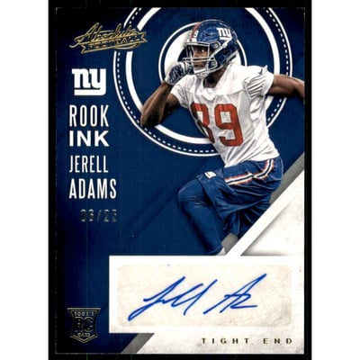 2016 Absolute Rook Ink Gold #24 Jerell Adams