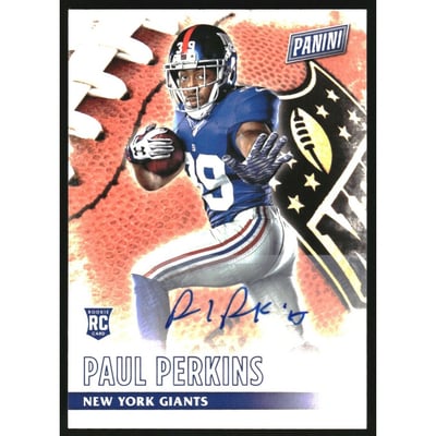 2016 Panini Black Friday Autographs #70 Paul Perkins