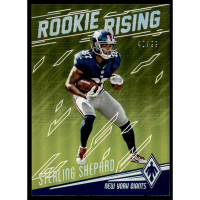 2016 Panini Phoenix Rookie Rising Yellow #RRSS Sterling Shepard