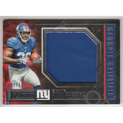 2016 Panini Playbook Mammoth Materials #23 Paul Perkins