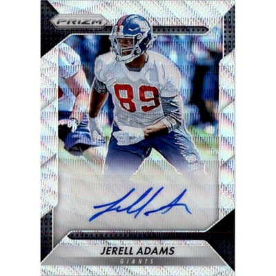 2016 Panini Prizm Rookie Autographs Prizms Blue Wave #79 Jerell Adams