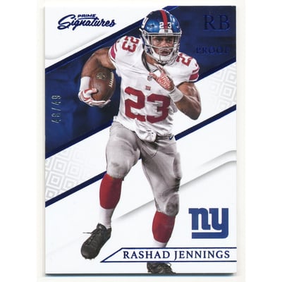 2016 Prime Signatures Prime Proof Blue #126 Rashad Jennings