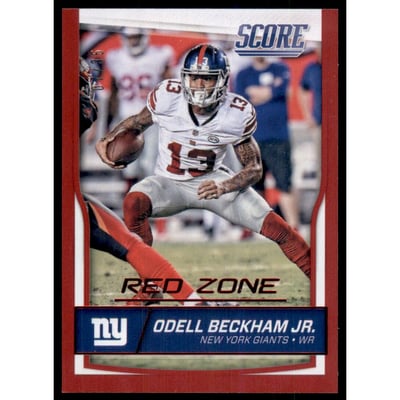 2016 Score Jumbo Red Zone #213 Odell Beckham Jr.