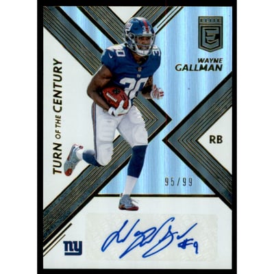 2017 Elite Turn of the Century Autographs #17 Wayne Gallman/99