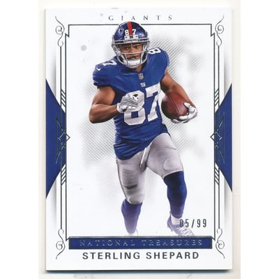 2017 Panini National Treasures #85 Sterling Shepard