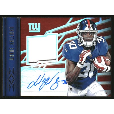 2017 Panini Phoenix Rookie Jersey Autographs #26 Wayne Gallman/299