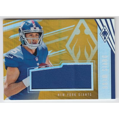 2017 Panini Phoenix Rookie Jumbo Jerseys Orange #6 Davis Webb