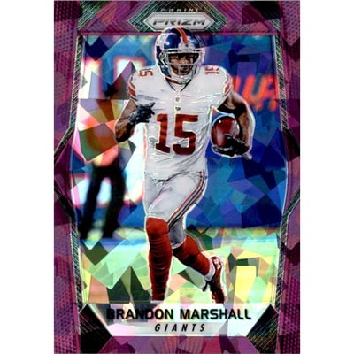 2017 Panini Prizm Prizms Purple Crystals #179 Brandon Marshall