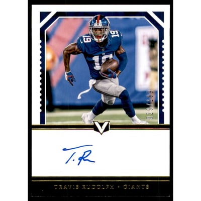 2017 Panini Vertex Vertex Signatures #47 Travis Rudolph/199