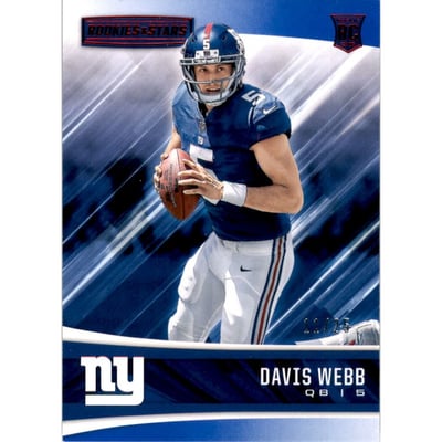 2017 Rookies and Stars Red and Blue #293 Davis Webb