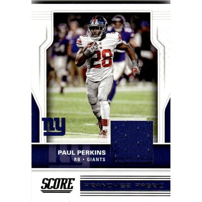 2017 Score Franchise Fabric #11 Paul Perkins