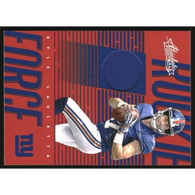 2018 Absolute Rookie Force Materials #26 Kyle Lauletta