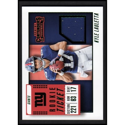 2018 Panini Contenders Rookie Ticket Swatches Variation #30 Kyle Lauletta
