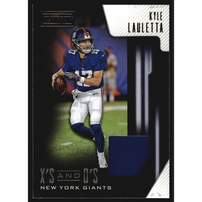 2018 Panini Playbook X's and O's Jerseys #19 Kyle Lauletta