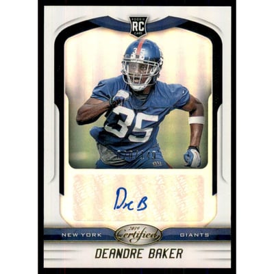 2019 Certified Rookie Signatures #143 Deandre Baker