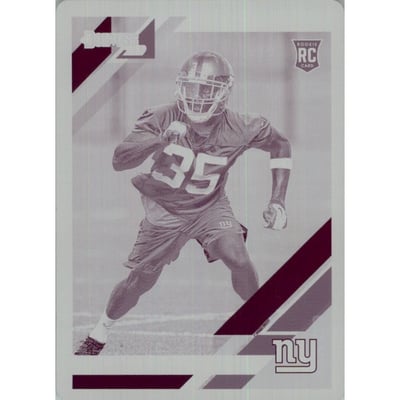 2019 Donruss Plates and Patches Printing Plates Magenta #264 Deandre Baker