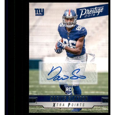 2019 Prestige Xtra Points Signatures #216 Darius Slayton