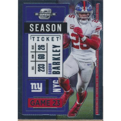 2020 Panini Contenders Optic #44 Saquon Barkley