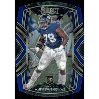 2020 Select Prizm Blue Die Cut #287 Andrew Thomas