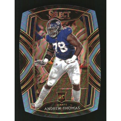 2020 Select Prizm Light Blue Die Cut #287 Andrew Thomas