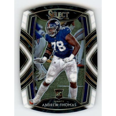2020 Select Prizm White Die Cut #287 Andrew Thomas