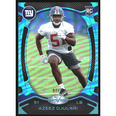 2021 Certified Mirror Teal #161 Azeez Ojulari