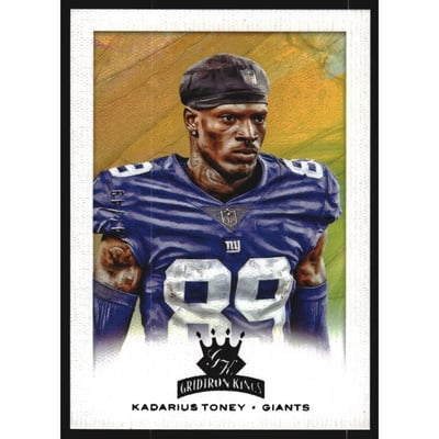 2021 Panini Chronicles Gridiron Kings Purple #27 Kadarius Toney