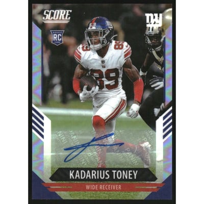 2021 Panini Chronicles Score Update Rookies Signatures #414 Kadarius Toney