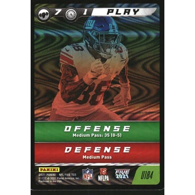 2021 Panini Five Uncommon Swirl o Rama #U184 Play