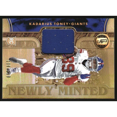 2021 Panini Gold Standard Newly Minted Memorabilia #14 Kadarius Toney