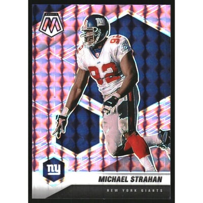 2021 Panini Mosaic Mosaic Purple #150 Michael Strahan