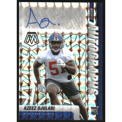 2021 Panini Mosaic Rookie Autographs Mosaic #98 Azeez Ojulari
