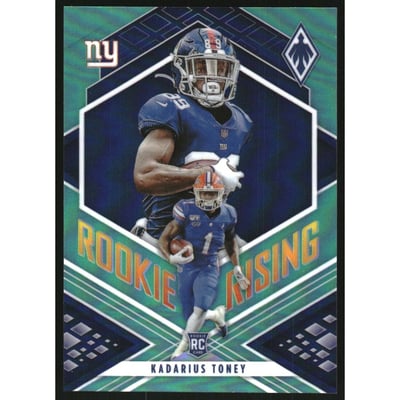2021 Panini Phoenix Rookie Rising Teal #10 Kadarius Toney