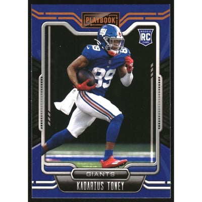 2021 Panini Playbook Orange #110 Kadarius Toney