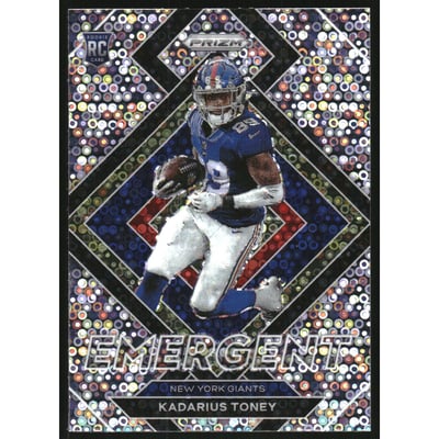 2021 Panini Prizm Emergent Prizms No Huddle #12 Kadarius Toney