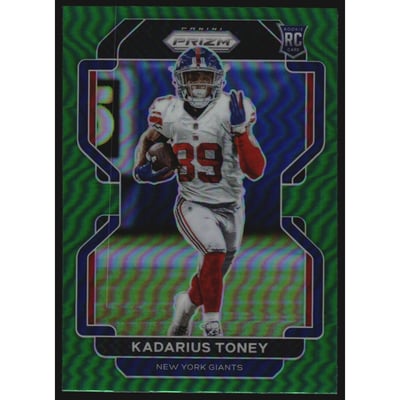 2021 Panini Prizm Prizms Green #342 Kadarius Toney