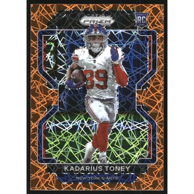 2021 Panini Prizm Prizms Lazer #342 Kadarius Toney