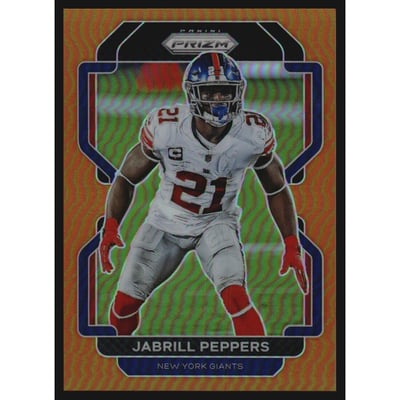 2021 Panini Prizm Prizms Orange #235 Jabrill Peppers