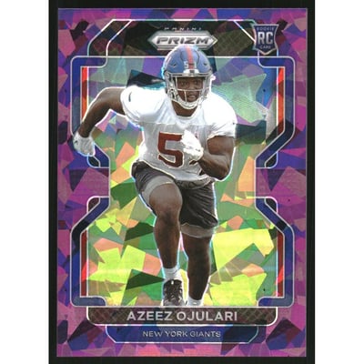 2021 Panini Prizm Prizms Purple Ice #386 Azeez Ojulari
