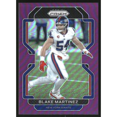 2021 Panini Prizm Prizms Purple #234 Blake Martinez