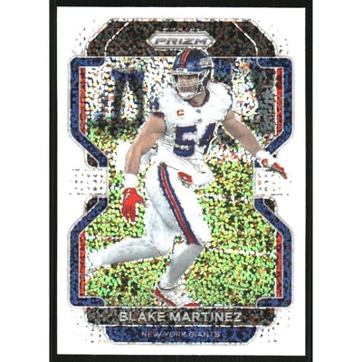 2021 Panini Prizm Prizms White Sparkle #234 Blake Martinez