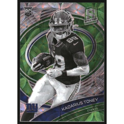 2021 Panini Spectra Rookie Variations Neon Green #214 Kadarius Toney